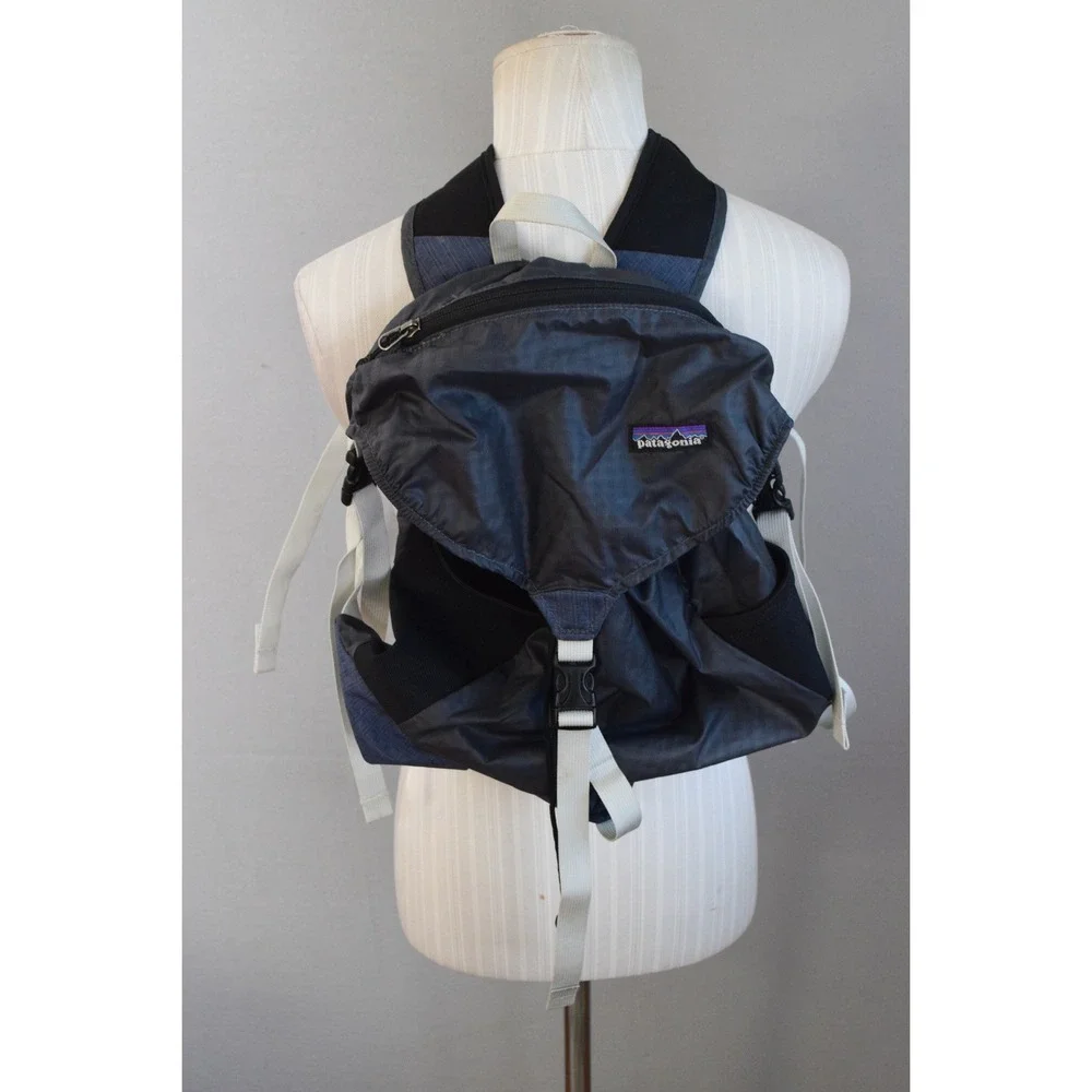 Patagonia Backpack Packable Grey Ripstop Lightweight Mens Gorpcore Hiking